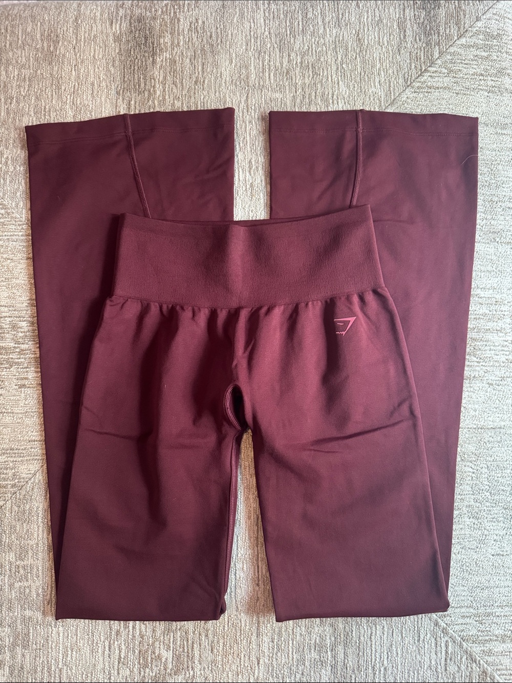 Gymshark Seamless High-Waist Leggings in Deep Burgundy Soft Sculpt